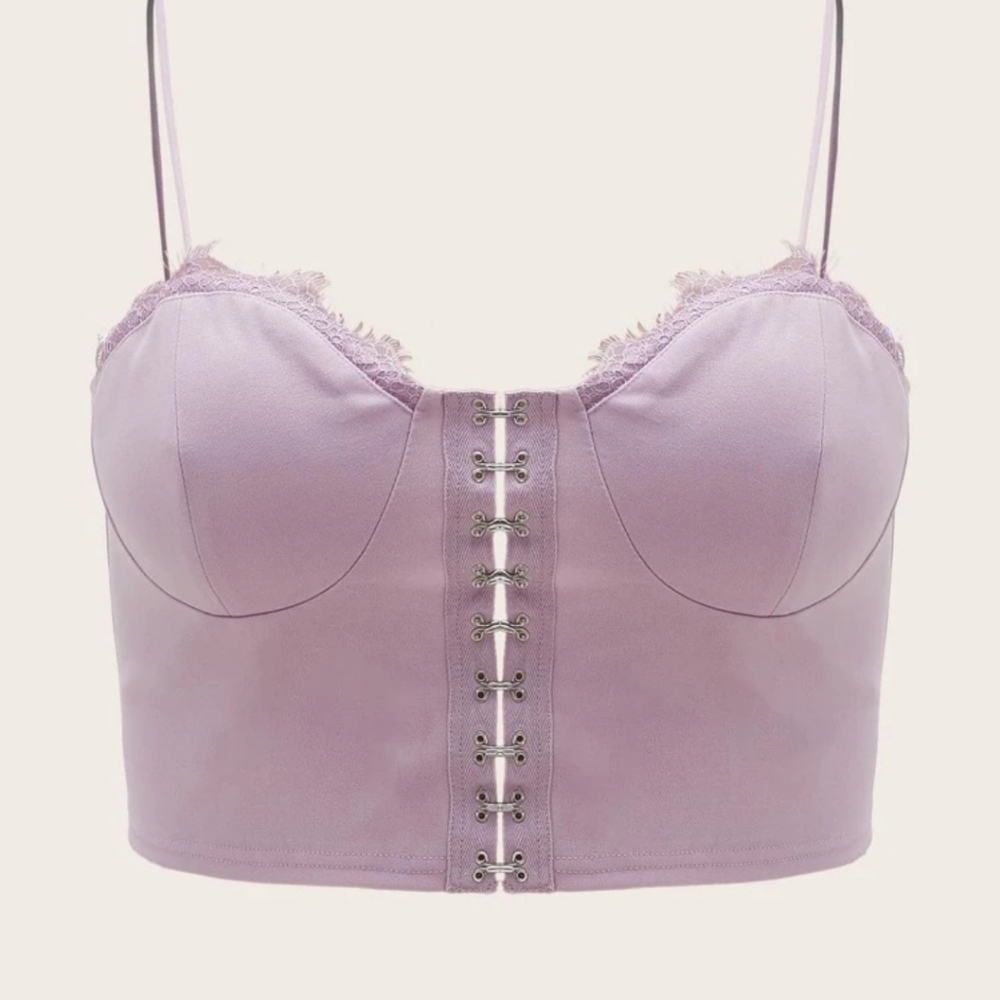 Purple Lace Cami